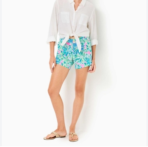 Lilly Pulitzer Pants - NWT Lilly Pulitzer Callahan Stretch Shorts Size 10